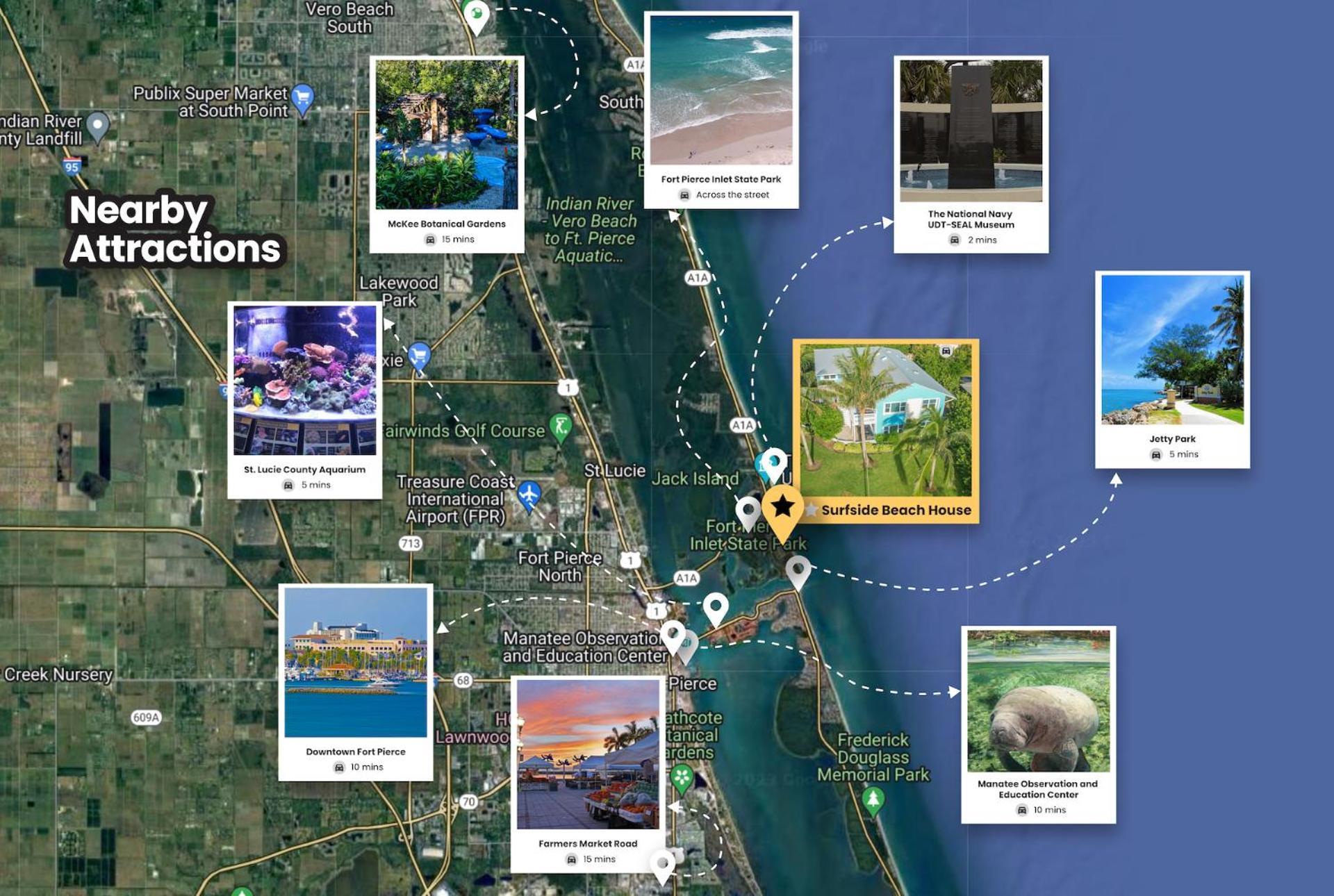 Sandy Shores - 2Br Beach Getaway And Surf Spot Fort Pierce Exteriér fotografie